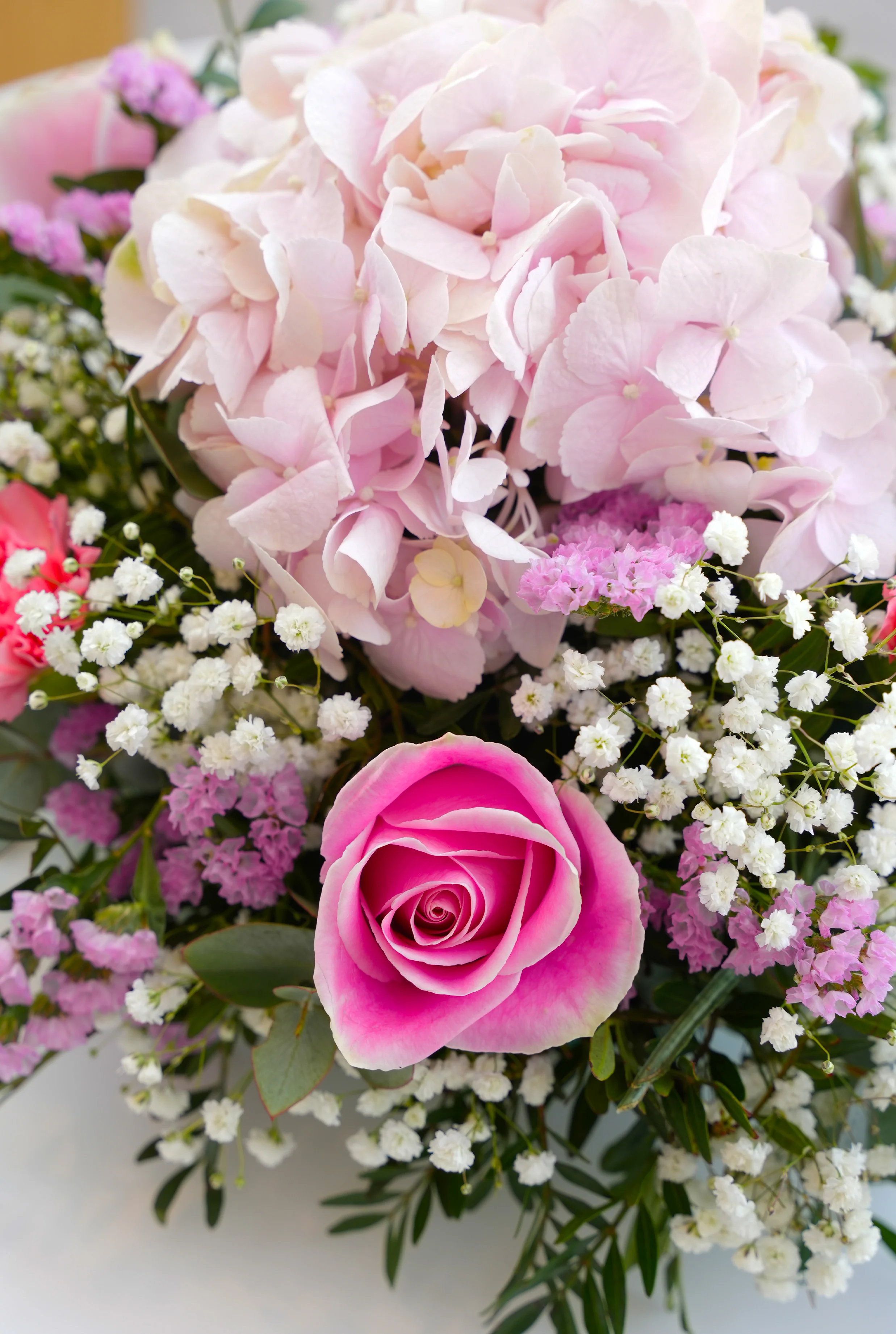 Pretty Pink Funeral Posy Pad - Image 9